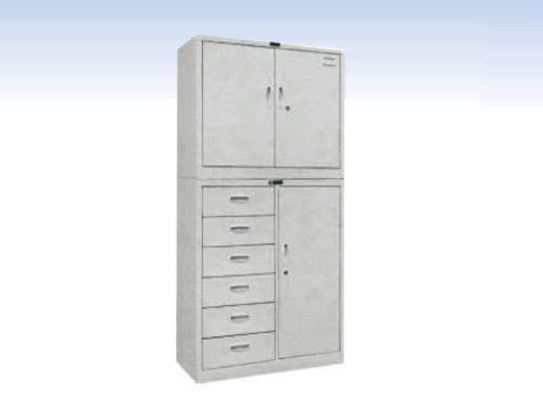 KL96-28噴塑亞光六斗三門柜